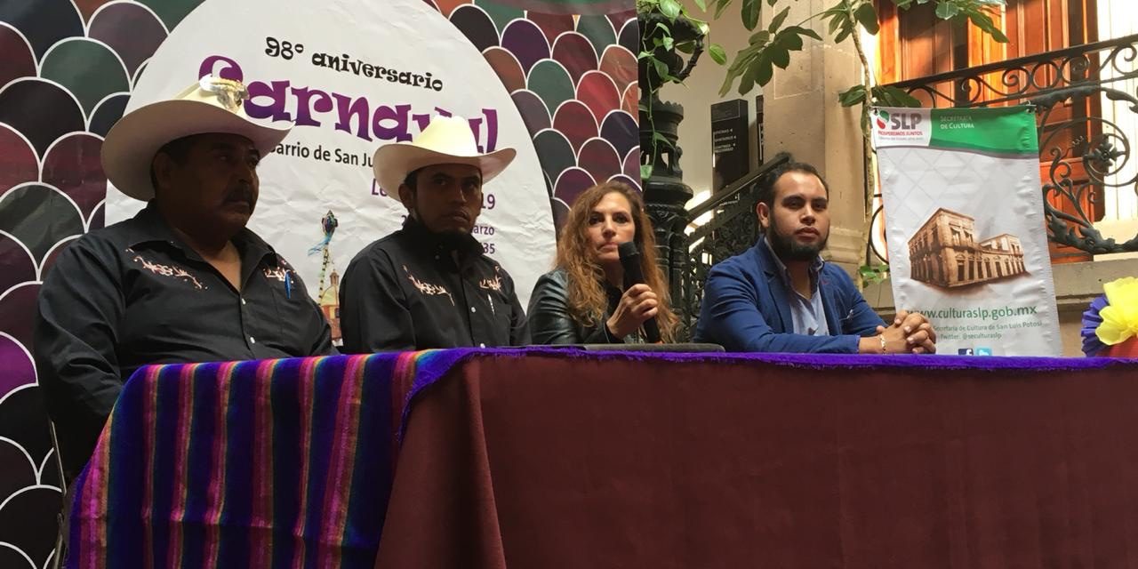 Invitan al Carnaval en el barrio de San Juan de Guadalupe.