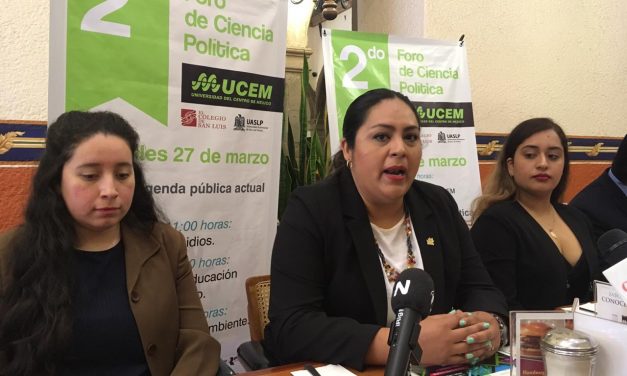 Presenta UCEM Segundo Foro de Ciencia Política.
