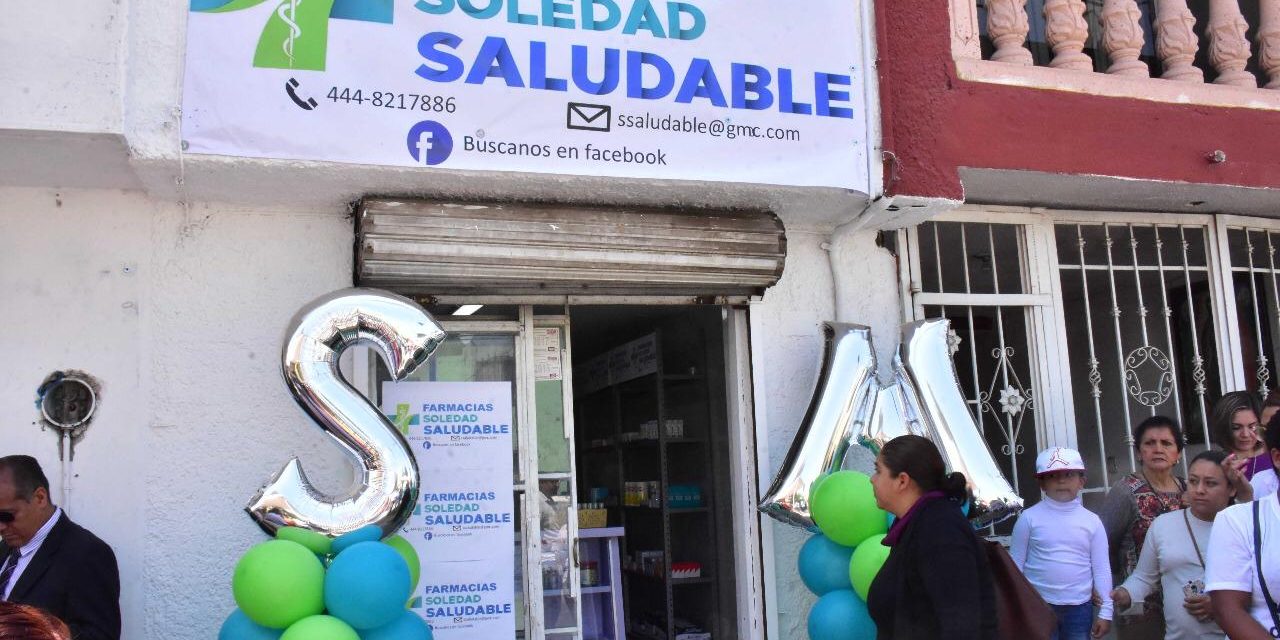 Inauguran en Soledad farmacia a bajo costo.