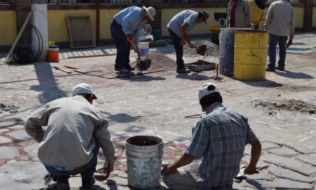 Rescata Desarrollo Urbano en Soledad el jardín Hidalgo.