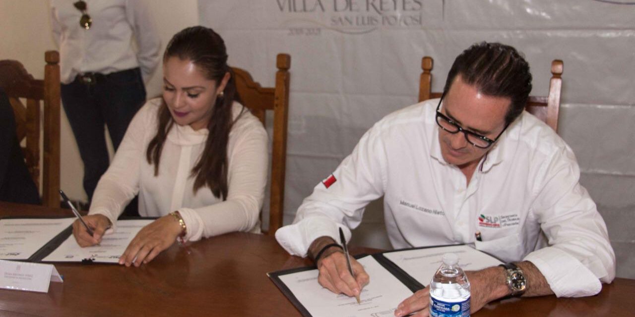 Signa Villa de Reyes convenio con la STYPS  para impulsar el empleo.