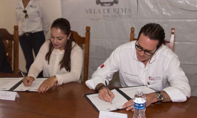 Signa Villa de Reyes convenio con la STYPS  para impulsar el empleo.