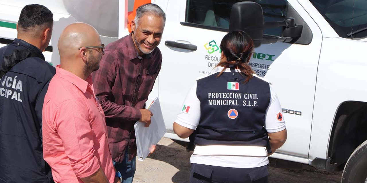 Arranca verificación a transporte de materiales peligrosos