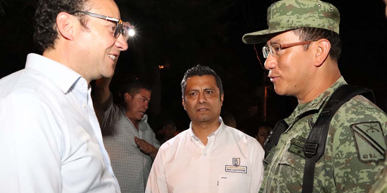 Gobierno de a Pie garantiza seguridad en la San Leonel
