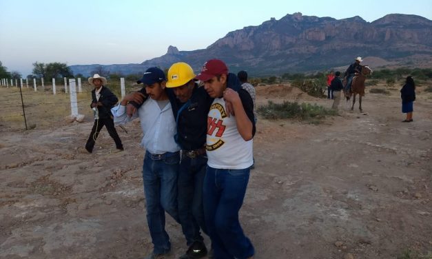 Encuentran a brigadista extraviado por incendio en Sierra de San Miguelito.