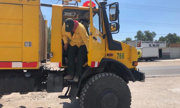 Refuerzan acciones para blindar a Villa de Reyes contra incendio forestal.