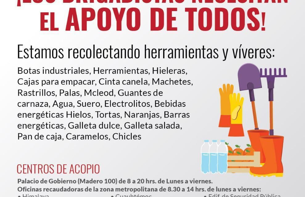 Habilita SEFIN sus oficinas recaudadoras y oficinas centrales como centros de acopio.