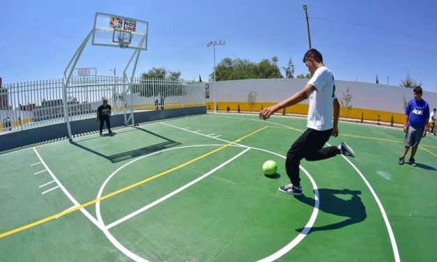 Inaugura GHV área recreativa en colonia San Rafael.