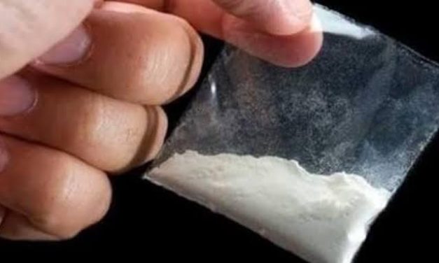 Localizan 16 kilogramos de cristal en cajas de papel sustentable.