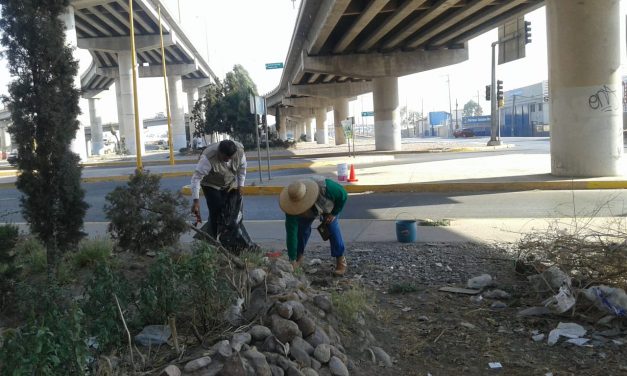 Se suma población a convocatoria de limpieza por la ciudad en Soledad.