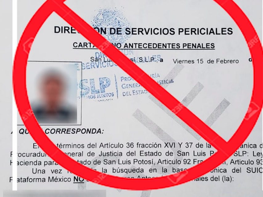 Buscan eliminar carta de antecedentes no penales como requisito para ocupar cargos públicos.