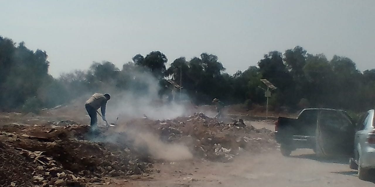 Detectan en Soledad aumento de lotes urbanos en los que se queman residuos.