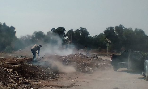 Detectan en Soledad aumento de lotes urbanos en los que se queman residuos.