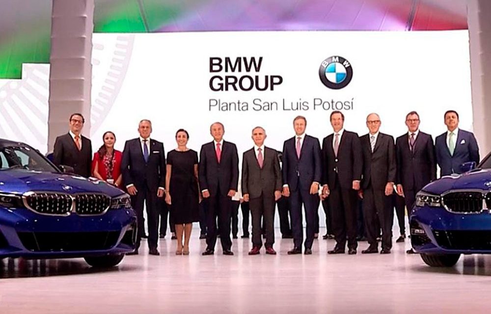 Inauguran en SLP la planta ensambladora de vehículos BMW.