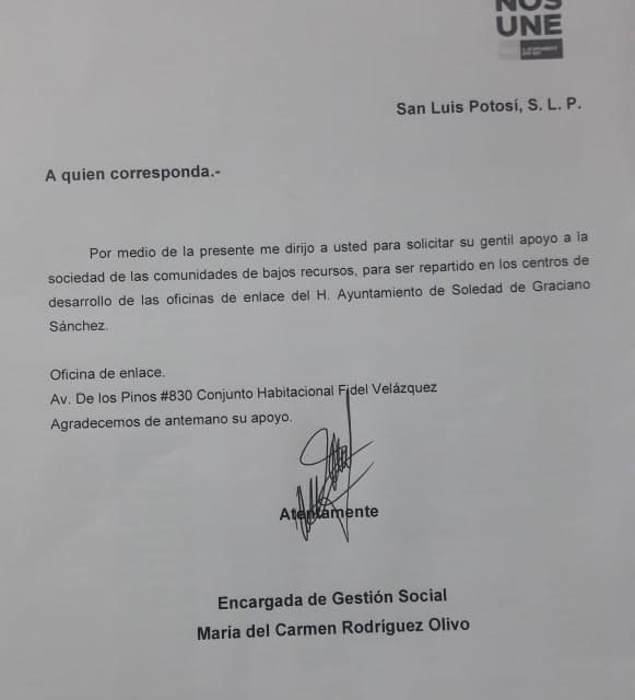 Actuará ayuntamiento de Soledad contra falsa gestora.