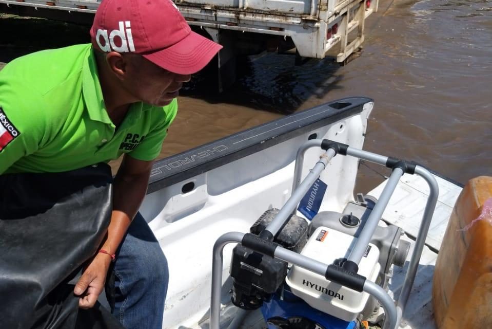 Atiende PC en Soledad zonas afectadas por lluvia.
