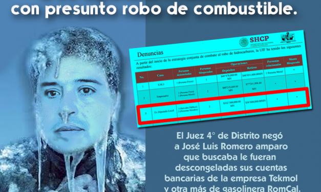 Niegan otro amparo al ex diputado, Romero Calzada