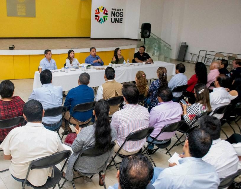 Prepara GHV áreas para primer informe en Soledad