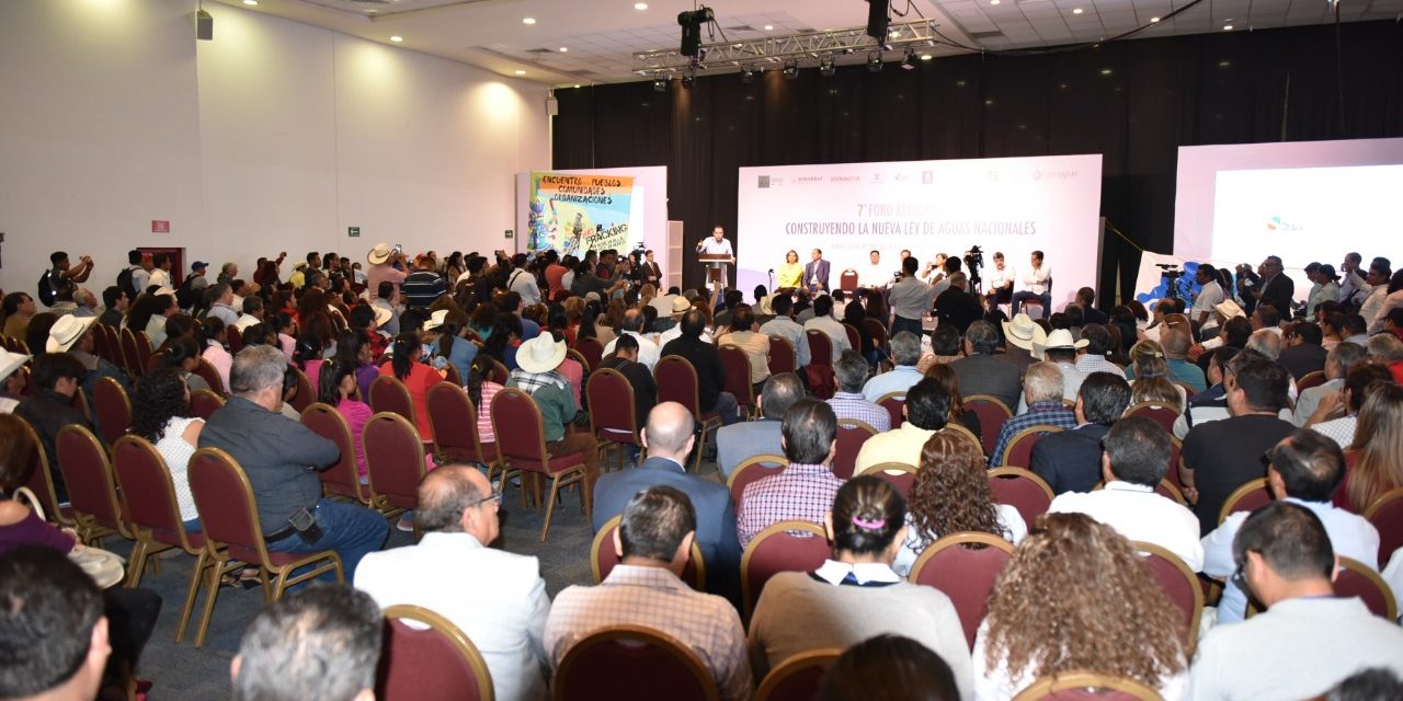 Realizan en SLP 7o Foro Regional para tratar tema del agua.