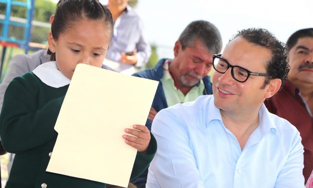 Entrega XNP techado en jardín de niños de Los Vergeles