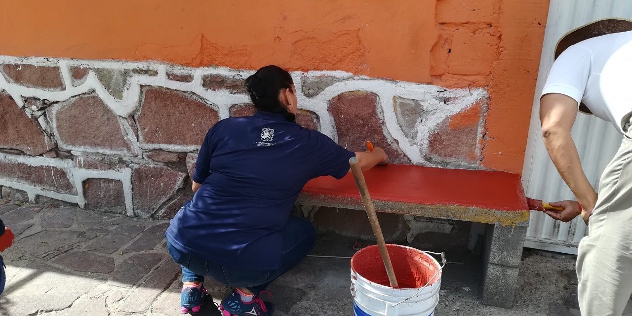 Rescatan espacios públicos en La Pila