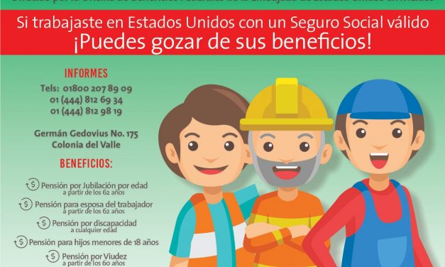 Programa de pensiones y seguro social norteamericano: disponible para ex trabajadores.