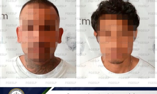 Captura Fiscalía a dos hombres por probable homicidio en autolavado en Valles.