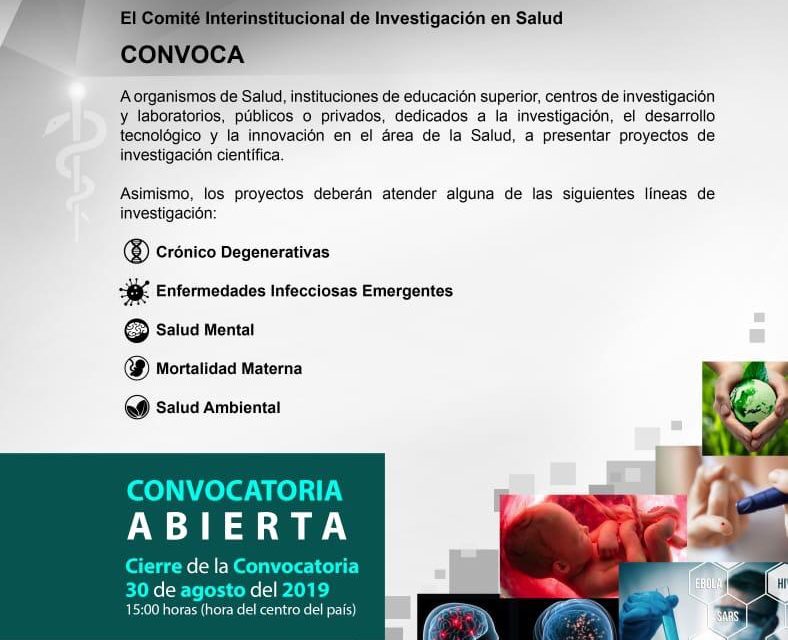 Lanzan convocatoria para investigación en salud.