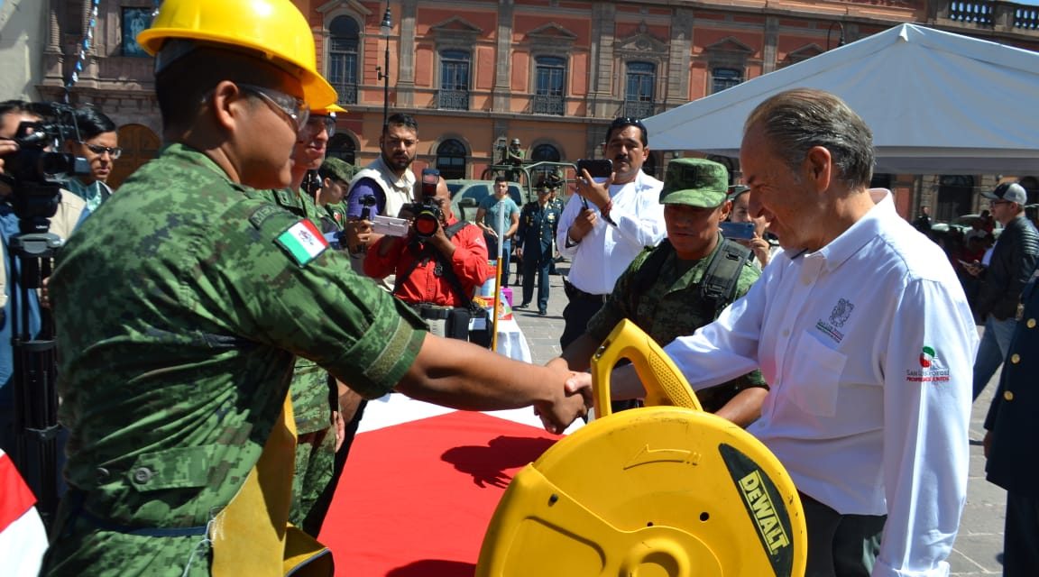 Arrancan gobernador y Sedena “Campaña de Canje de Armas de Fuego 2019” y “Juguemos sin Violencia”
