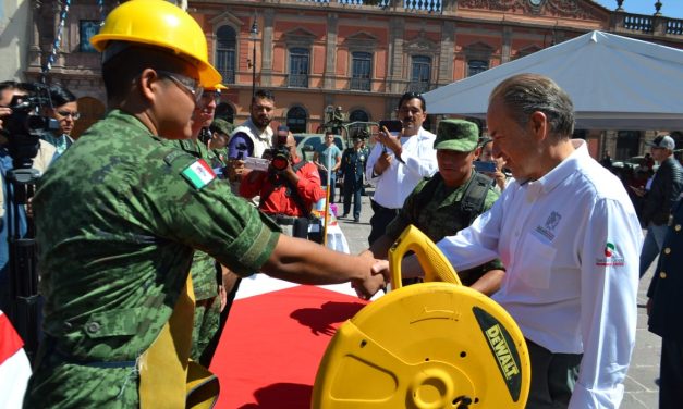 Arrancan gobernador y Sedena “Campaña de Canje de Armas de Fuego 2019” y “Juguemos sin Violencia”