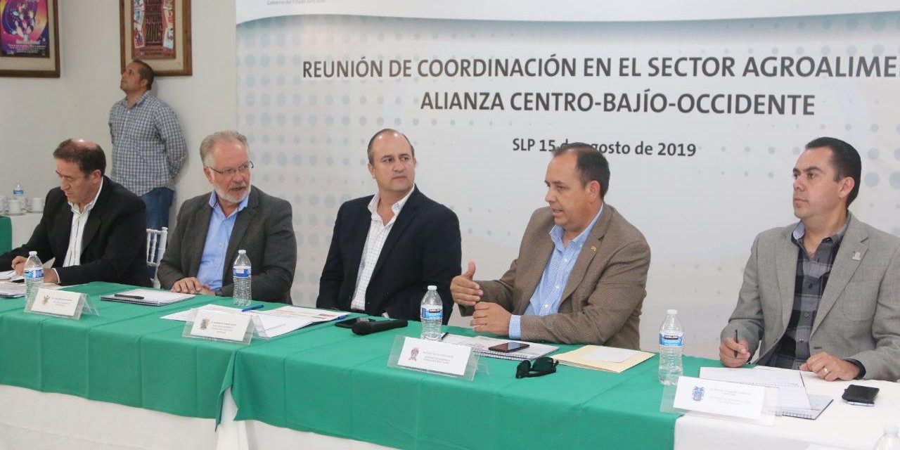 Alianza Centro-Bajío-Occidente, fortalece el sector agroalimentario.