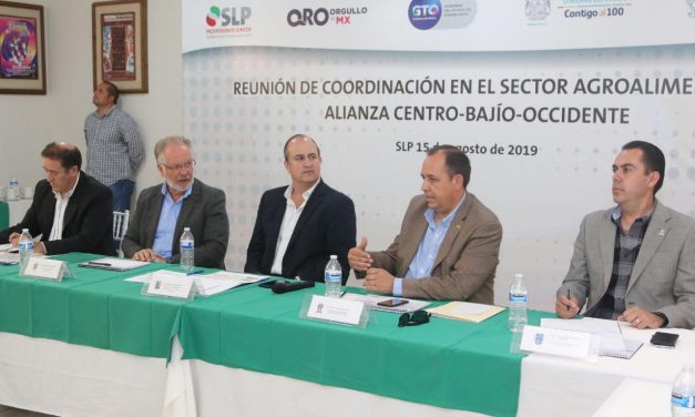 Alianza Centro-Bajío-Occidente, fortalece el sector agroalimentario.