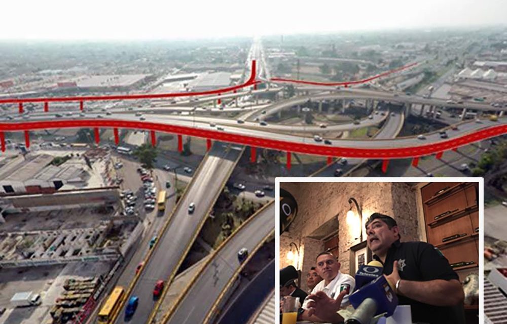Presentan operativo vial por obras en Distribuidor Juárez.