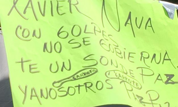 Plantón frente a Palacio Municipal continúa sin acuerdos con el Ayuntamiento.