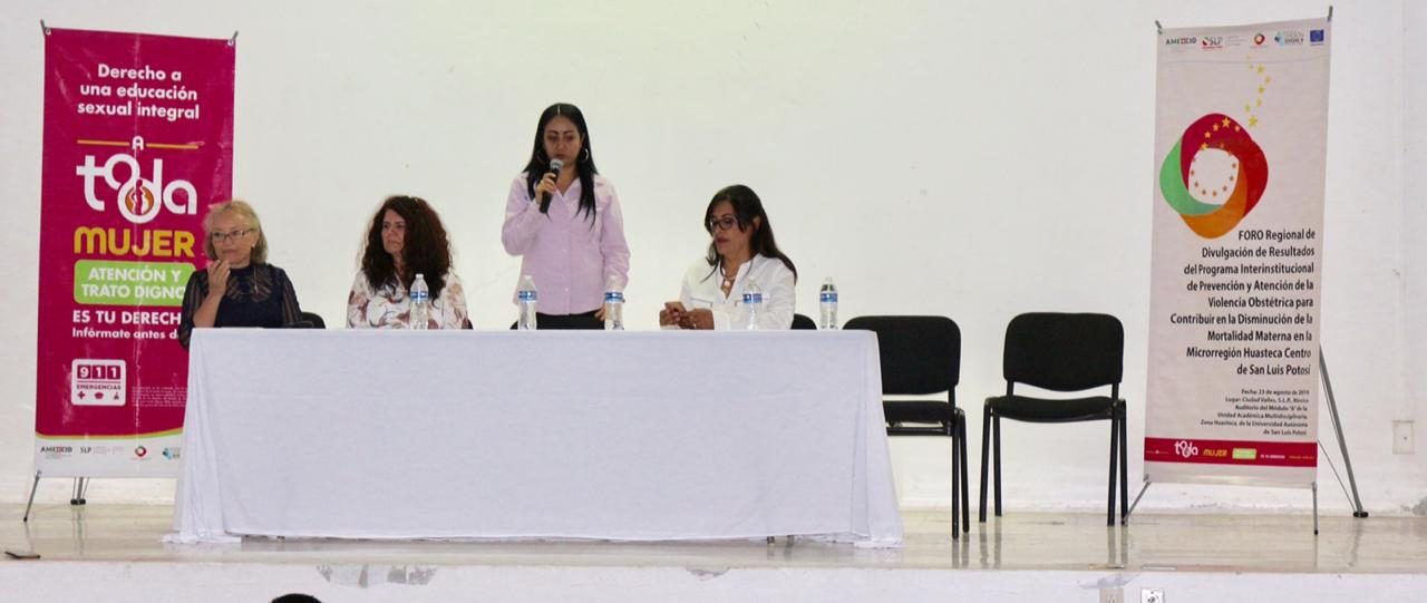 IMES realiza foro de resultados sobre violencia obstétrica.