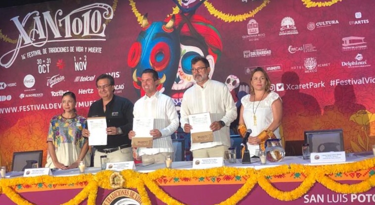 San Luis Potosí, estado invitado en el Festival de Tradiciones de Vida y Muerte Xcaret 2019