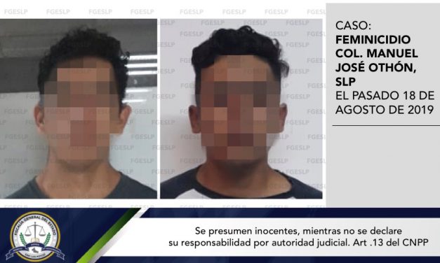 Fiscalía captura a dos personas más por caso de feminicidio