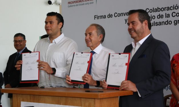 Consejo de la Comunicación y Gobierno del Estado firman convenio a favor de niñas, niños y adolescentes.