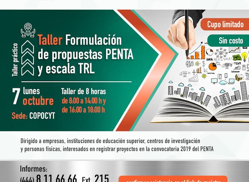 Invita COPOCYT  al taller Propuestas PENTA