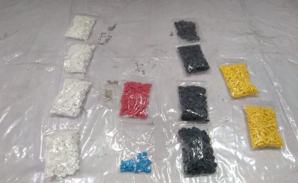 Personal Militar logra el aseguramiento de 2 mil pastillas psicotrópicas.