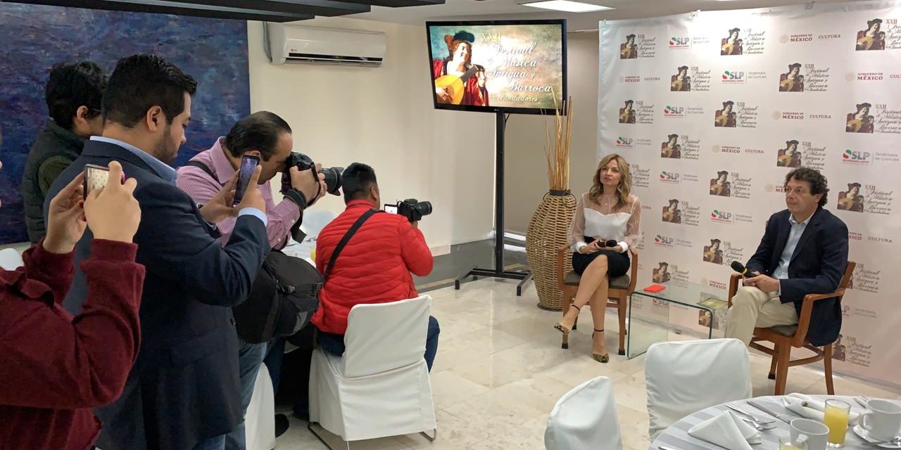 Presentan Festival de Música Antigua y Barroca 2019.