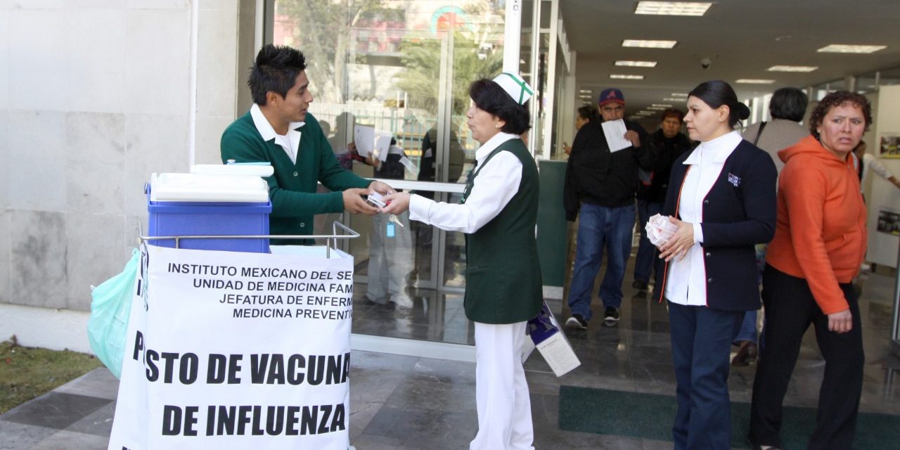 IMSS aplicará más de 10 millones de vacunas contra la influenza