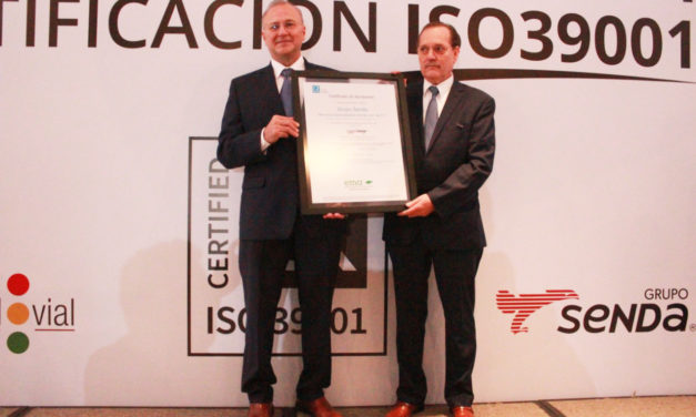 Grupo SENDA obtiene certificación ISO 39001 en seguridad vial