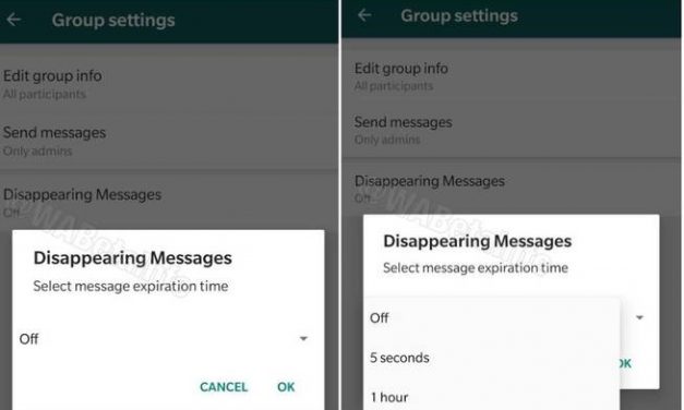 Los mensajes de WhatsApp podrán autodestruirse