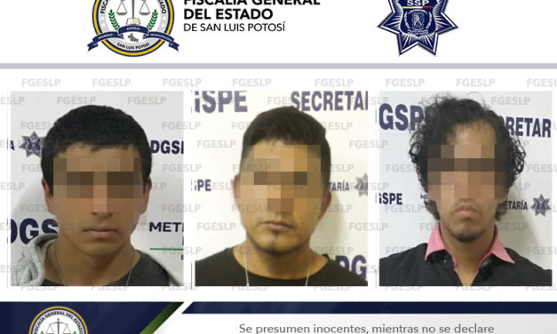 La SSPE y la FGESLP desarticulan banda dedicada al robo de vehículos en SLP