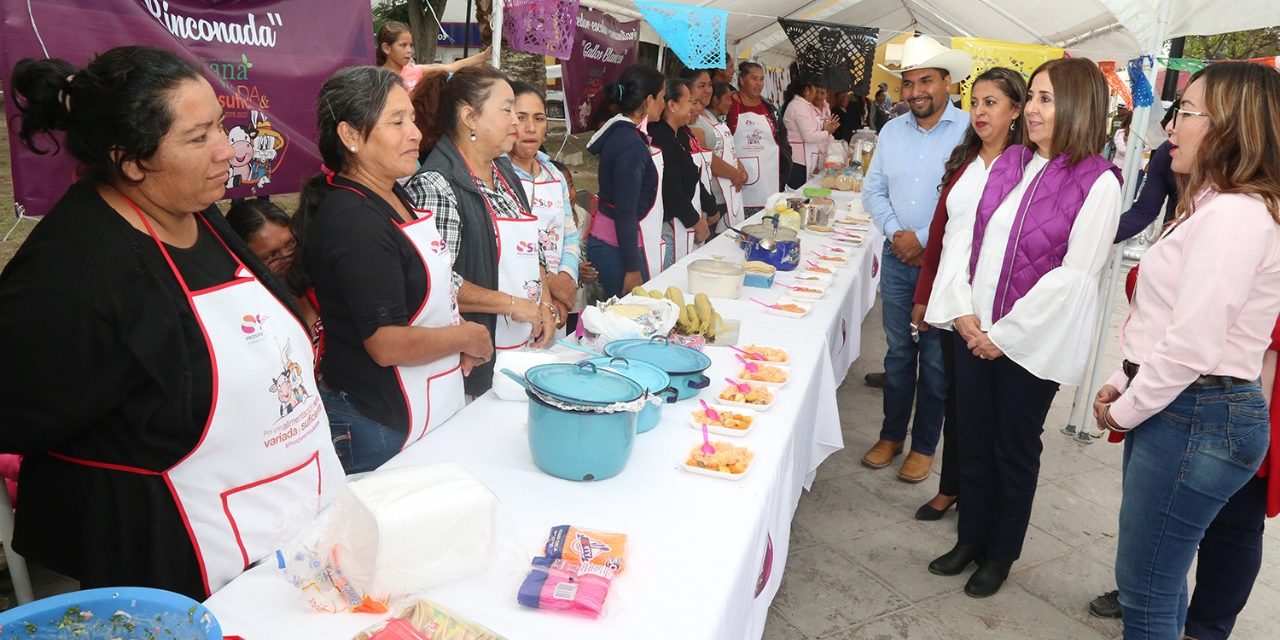 DIF estatal impulsa la campaña por una alimentación sana, variada y suficiente.