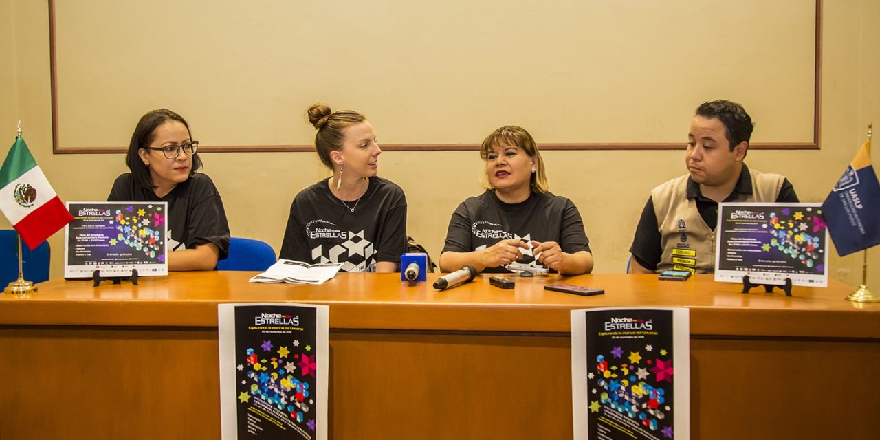 UASLP y Alianza Francesa, organizan la Noche de las Estrellas.