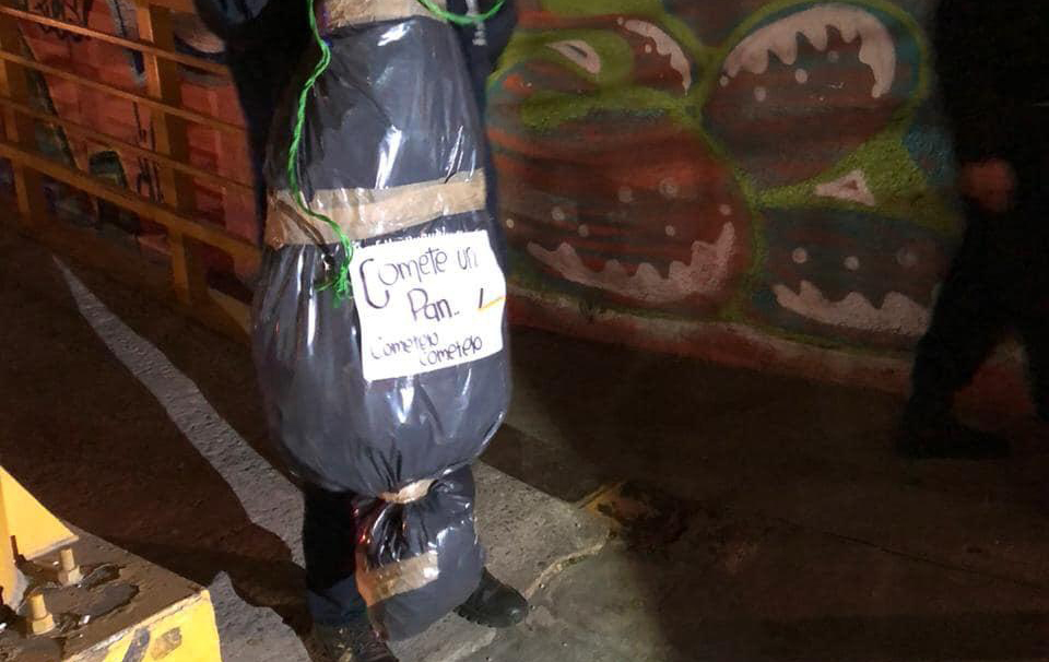 Broma en puente de Salvador Nava genera movilización policíaca