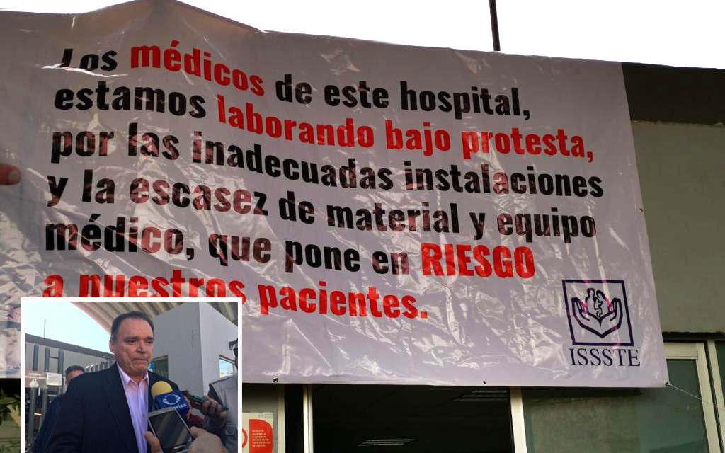 Fuerte crisis en el Hospital del ISSSTE obliga a médicos a denunciar irregularidades.