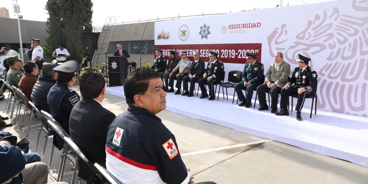 Arranca operativo “Invierno Seguro 2019-2020”